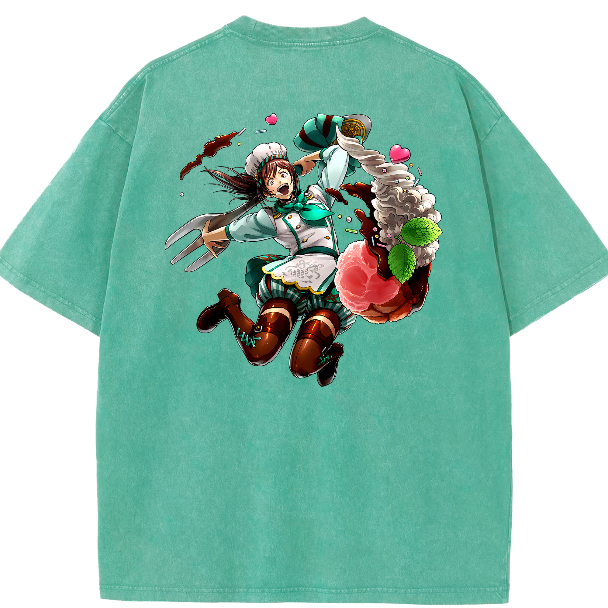 （画像用） 進撃の巨人 サシャ·ブラウス Attack on Titan Sasha Blaus 綿100% ヴィンテージ風 半袖Tシャツ（背面プリント）